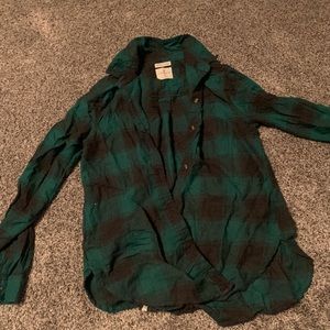 Green Boyfriend Flannel